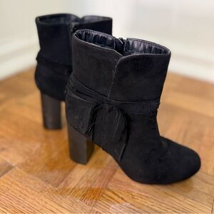 Black Heeled Ankle Boots